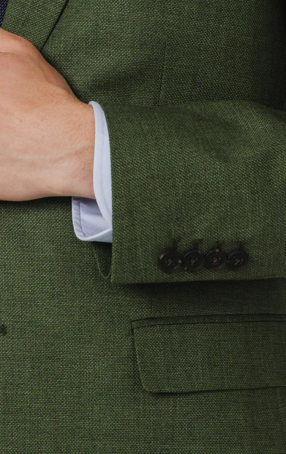 Pine Green Textured Weave Suit Jacket - photo 2 Pine Green Textured Weave Suit Jacket - photo 2