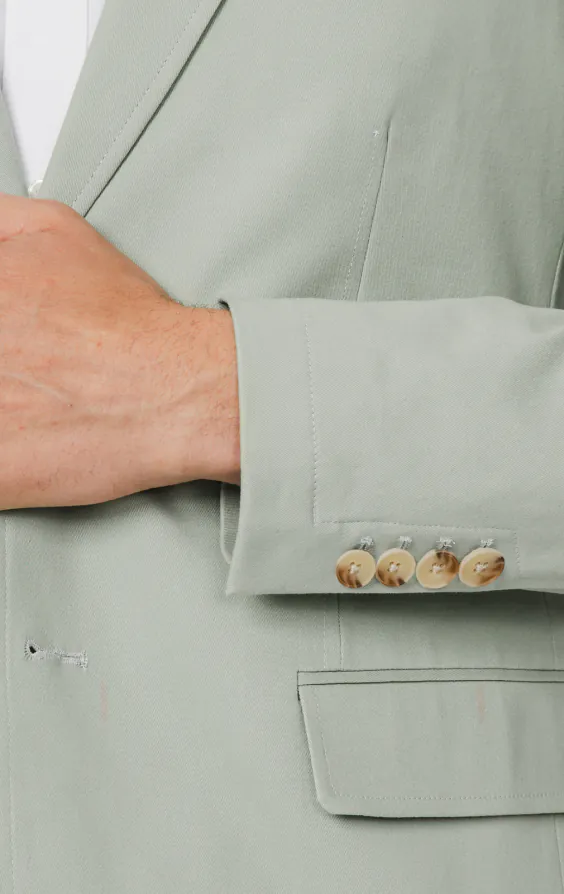 Sage Green Cotton Twill Jacket - photo 2 Sage Green Cotton Twill Jacket - photo 2