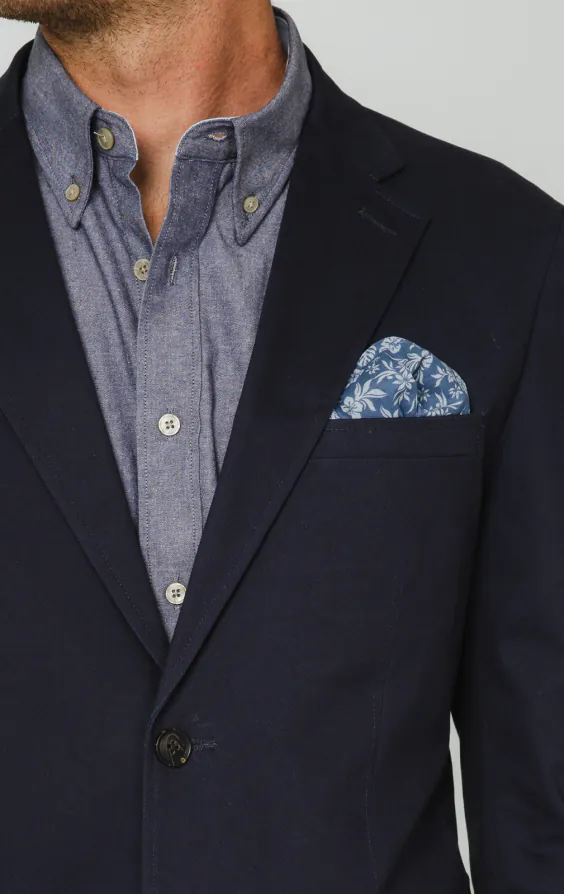 Navy Cotton Twill Jacket - photo 3 Navy Cotton Twill Jacket - photo 3