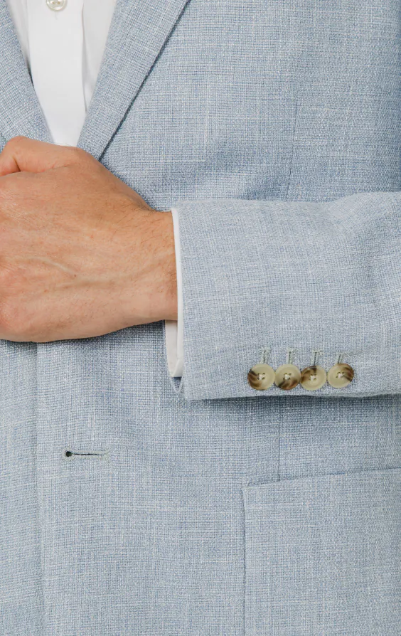 Light Blue Textured Weave Jacket - photo 2 Light Blue Textured Weave Jacket - photo 2