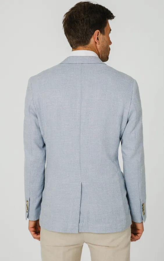 Light Blue Textured Weave Jacket - photo 5 Light Blue Textured Weave Jacket - photo 5