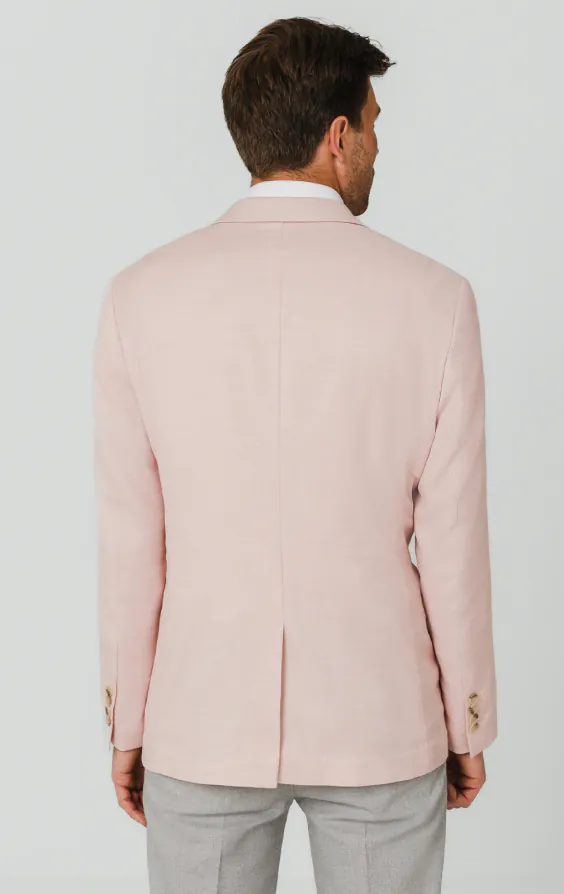 Light Pink Textured Weave Jacket - photo 5