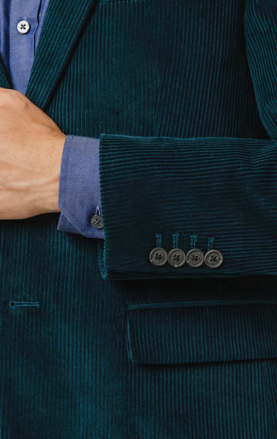 Teal Corduroy Jacket - photo 2