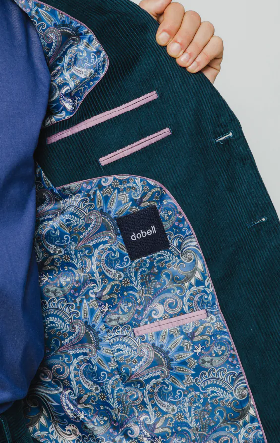 Teal Corduroy Suit - photo 4