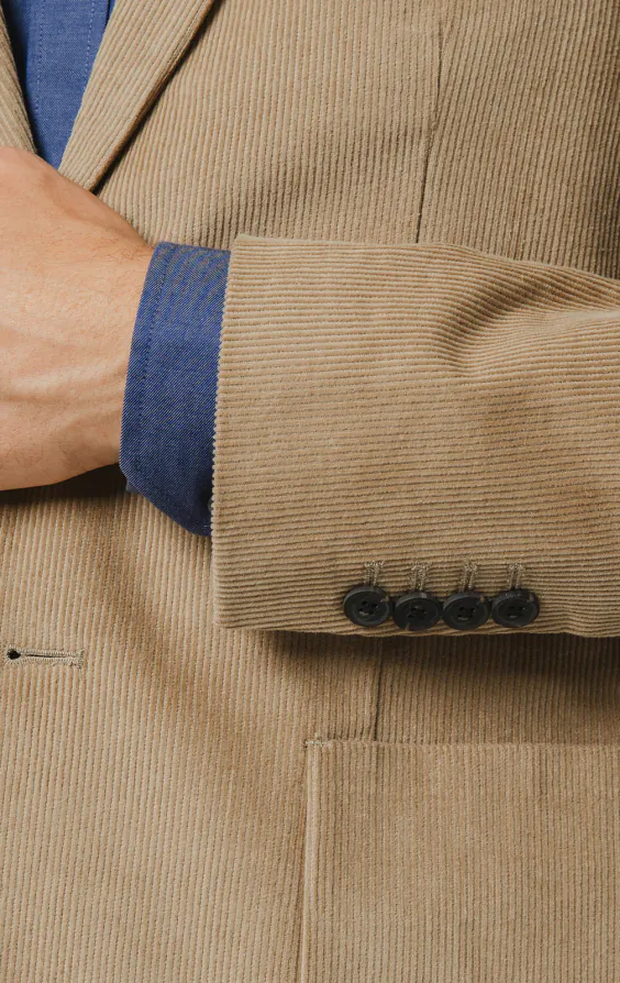 Tan Needlecord Jacket - photo 3