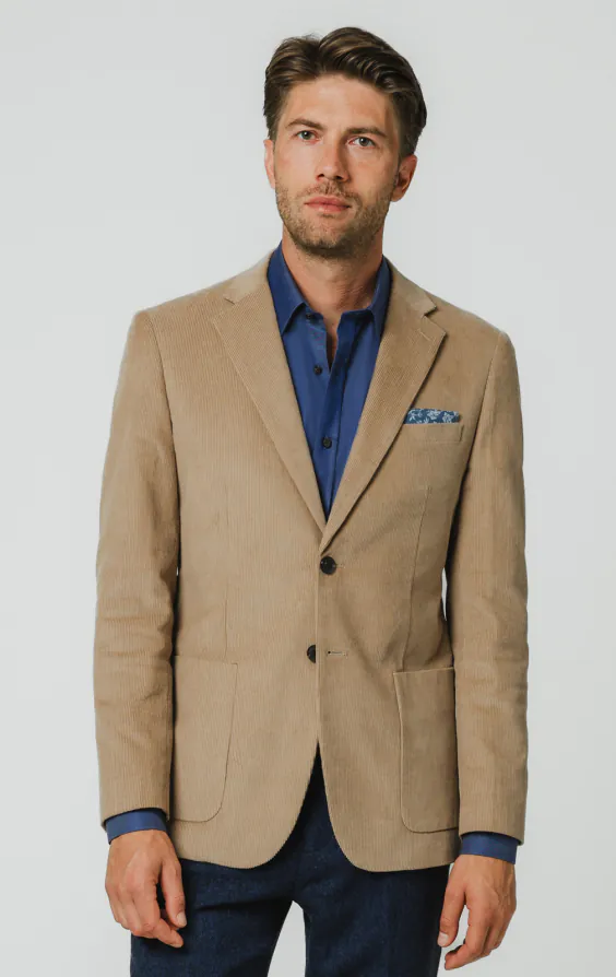 Tan Needlecord Jacket