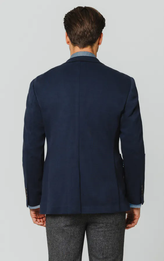 Navy Cotton Pique Jacket - photo 5 Navy Cotton Pique Jacket - photo 5