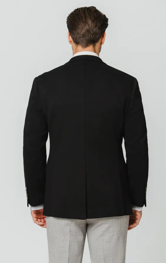 Black Cotton Pique Jacket - photo 5 Black Cotton Pique Jacket - photo 5