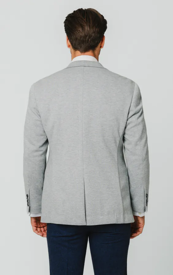Grey Cotton Pique Jacket - photo 5 Grey Cotton Pique Jacket - photo 5