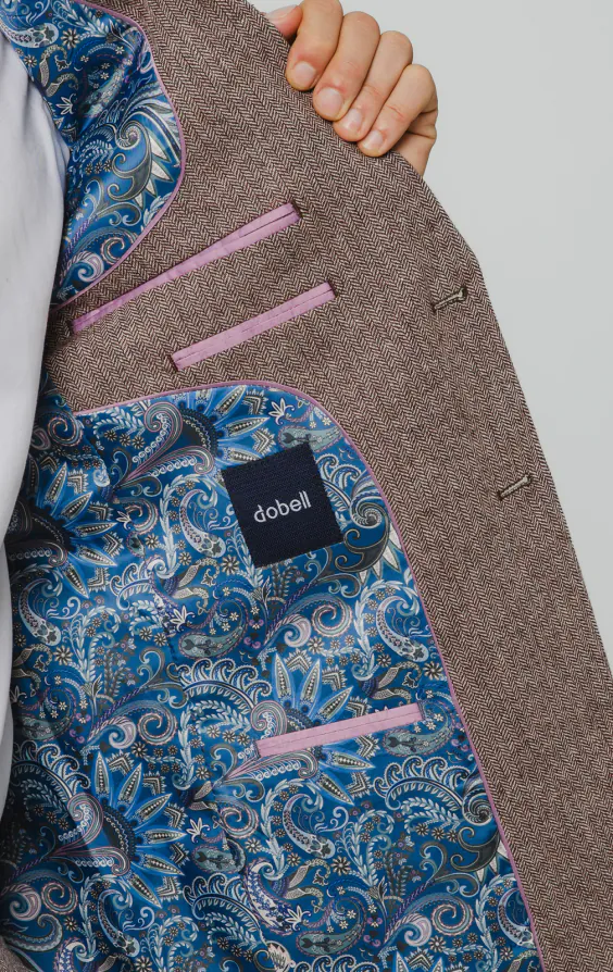 Redwood Herringbone Tweed Suit Jacket - photo 4 Redwood Herringbone Tweed Suit Jacket - photo 4