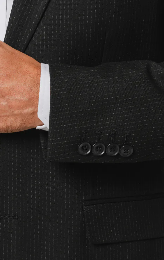 Black Pinstripe Suit - photo 2 Black Pinstripe Suit - photo 2