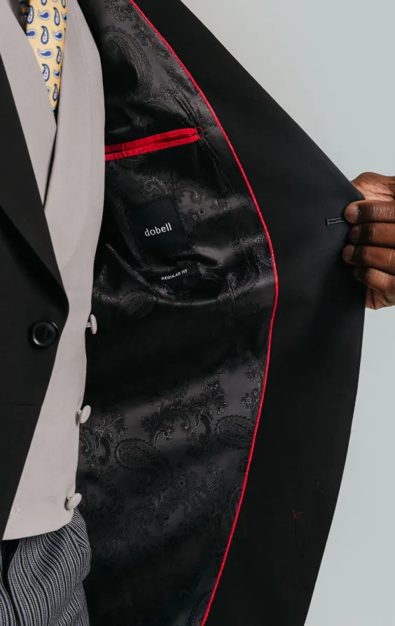 Black Morning Suit Tailcoat - photo 4 Black Morning Suit Tailcoat - photo 4