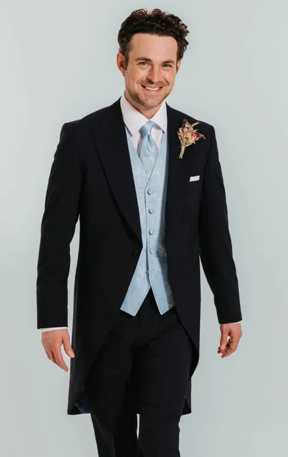 Dobell Navy Blue Morning Tailcoat Dobell