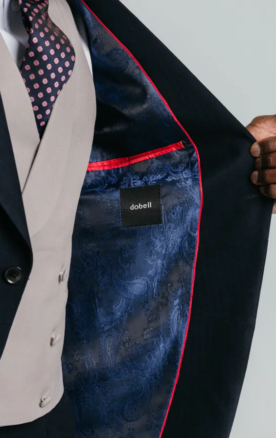 Navy Herringbone Morning Tailcoat - photo 4 Navy Herringbone Morning Tailcoat - photo 4