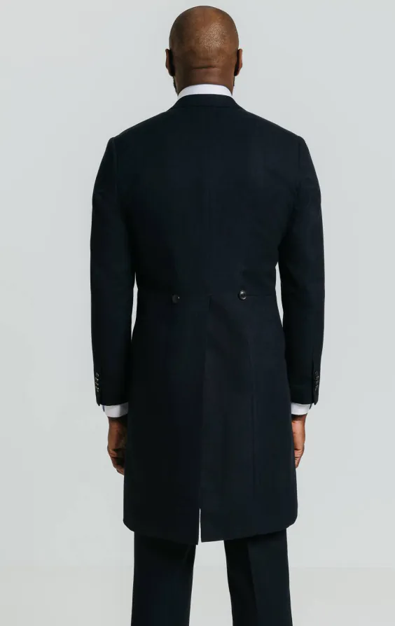 Navy Herringbone Morning Tailcoat - photo 5 Navy Herringbone Morning Tailcoat - photo 5