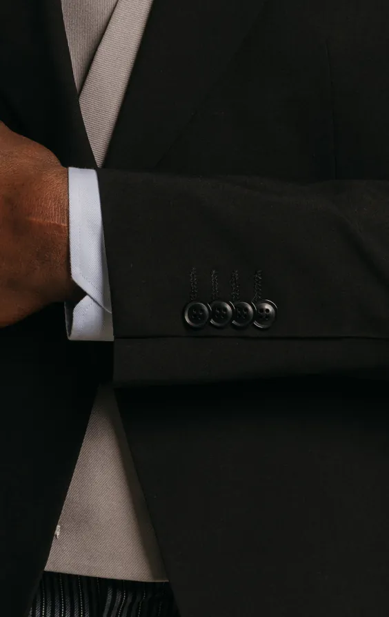 Dobell Black Slim Fit Morning Suit - photo 3 Dobell Black Slim Fit Morning Suit - photo 3