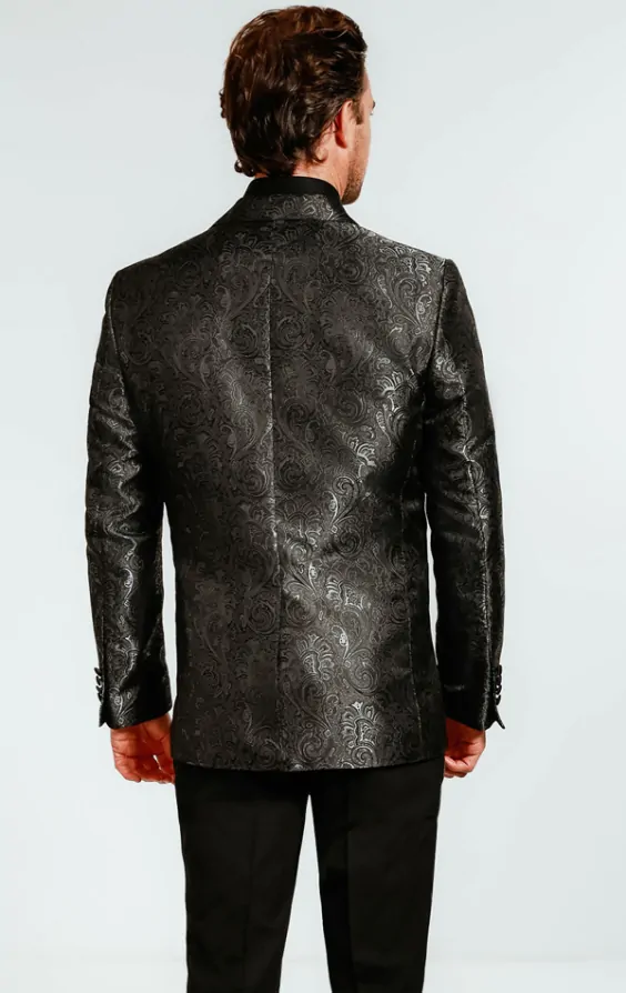 Print tuxedo jacket discount