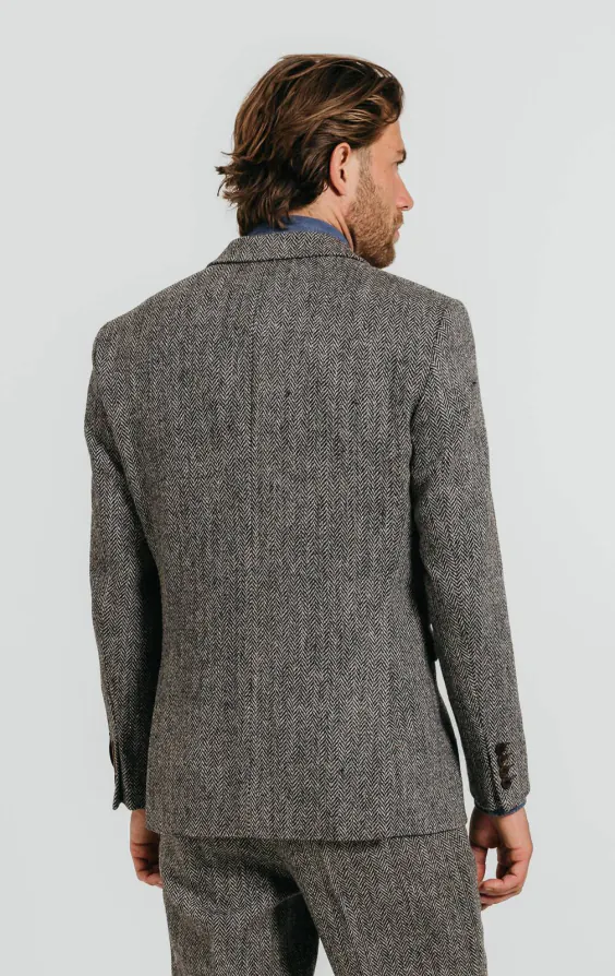 Harris Tweed Grey Herringbone Suit - photo 2 Harris Tweed Grey Herringbone Suit - photo 2