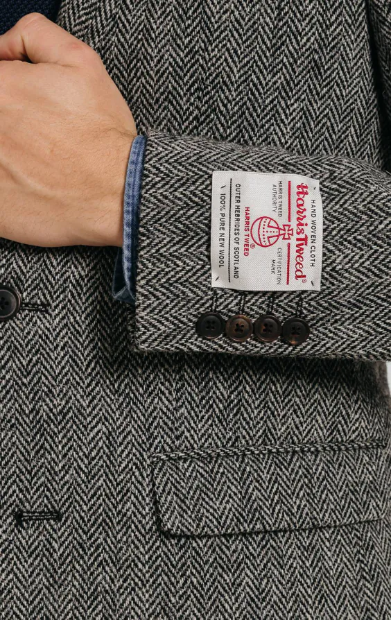 Harris Tweed Grey Herringbone Suit - photo 3 Harris Tweed Grey Herringbone Suit - photo 3