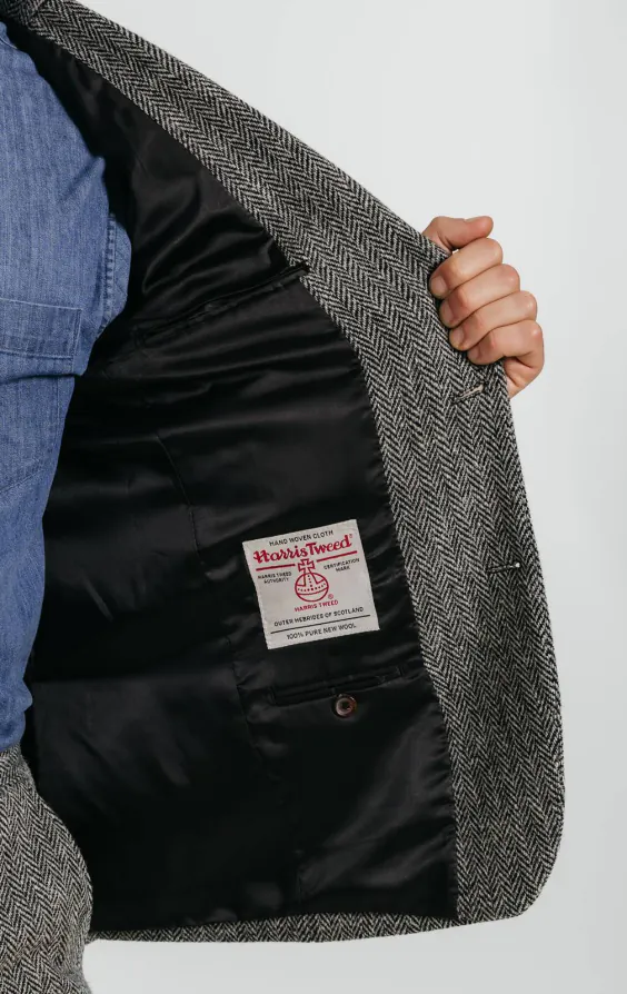 Harris Tweed Grey Herringbone Suit - photo 5 Harris Tweed Grey Herringbone Suit - photo 5