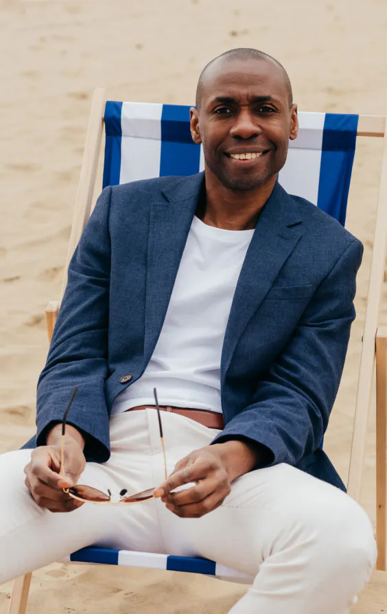 Navy Linen Suit Jacket Navy Linen Suit Jacket