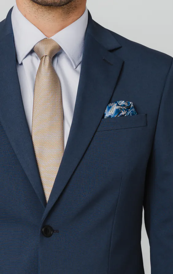 Mid Blue Suit Jacket - photo 3 Mid Blue Suit Jacket - photo 3