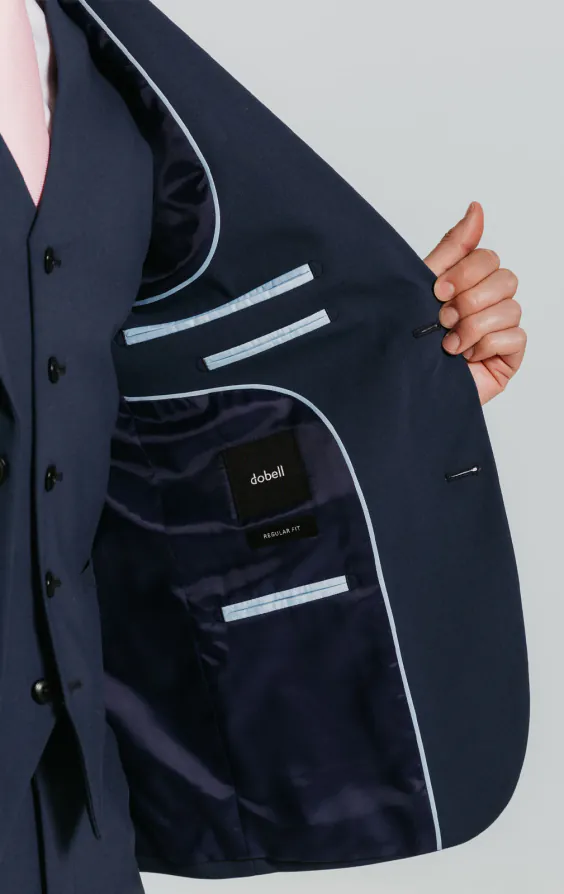 Mid Blue Suit Jacket - photo 3 Mid Blue Suit Jacket - photo 3