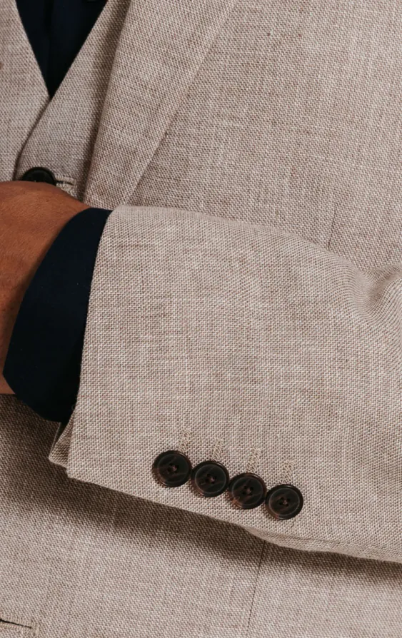 Sand Linen Suit - photo 1 Sand Linen Suit - photo 1