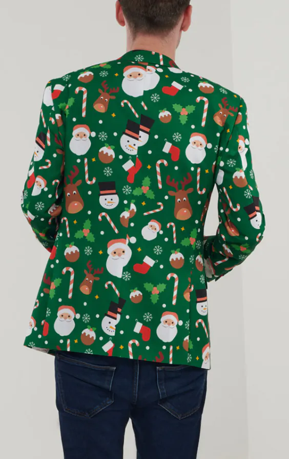 Santa & Friends Green Christmas Jacket - photo 1 Santa & Friends Green Christmas Jacket - photo 1