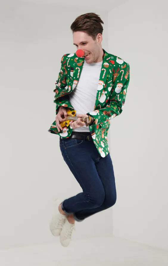 Santa & Friends Green Christmas Jacket - photo 4 Santa & Friends Green Christmas Jacket - photo 4