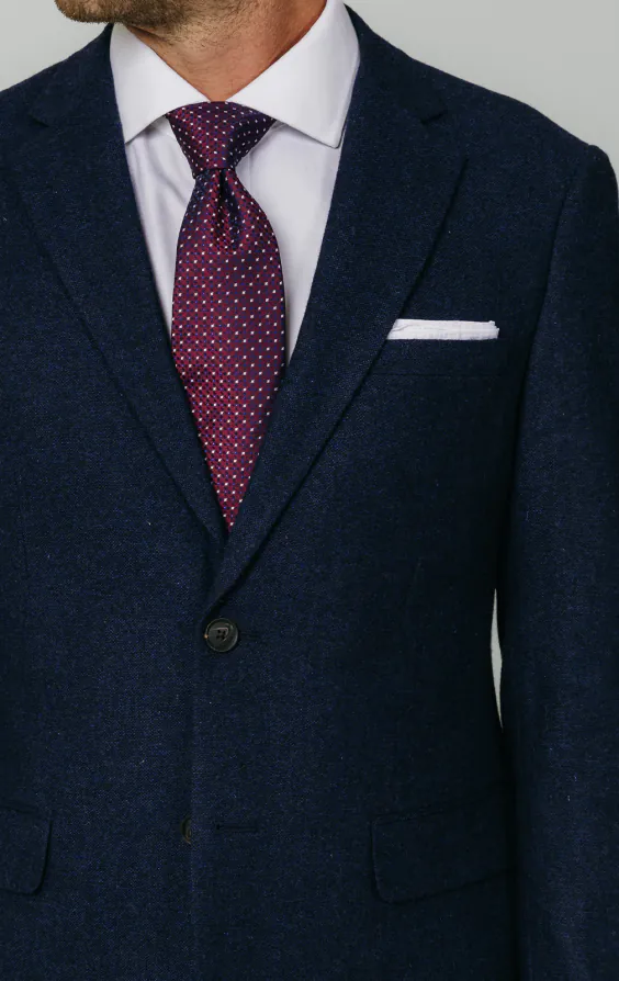 Navy Donegal Tweed Jacket - photo 3 Navy Donegal Tweed Jacket - photo 3
