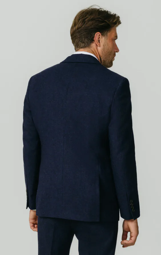 Navy Donegal Tweed Jacket - photo 5 Navy Donegal Tweed Jacket - photo 5