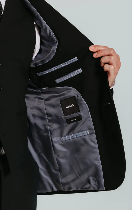 Black Slim Fit Suit Jacket - photo 4 Black Slim Fit Suit Jacket - photo 4