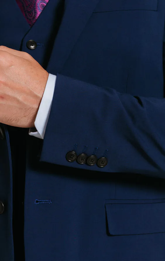Blue Slim 3 Piece Suit - photo 3 Blue Slim 3 Piece Suit - photo 3