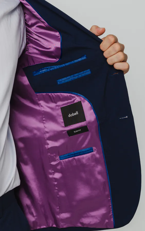 Blue Slim Suit - photo 4