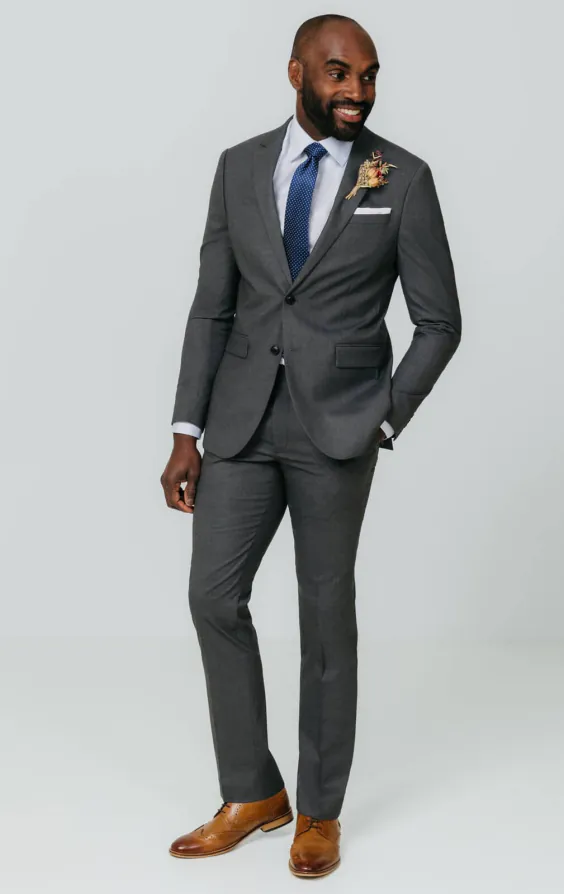Grey Slim Fit Suit Jacket - photo 1 Grey Slim Fit Suit Jacket - photo 1