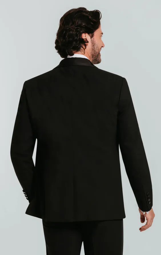 Black Dinner Jacket with Shawl Lapel - photo 1 Black Dinner Jacket with Shawl Lapel - photo 1