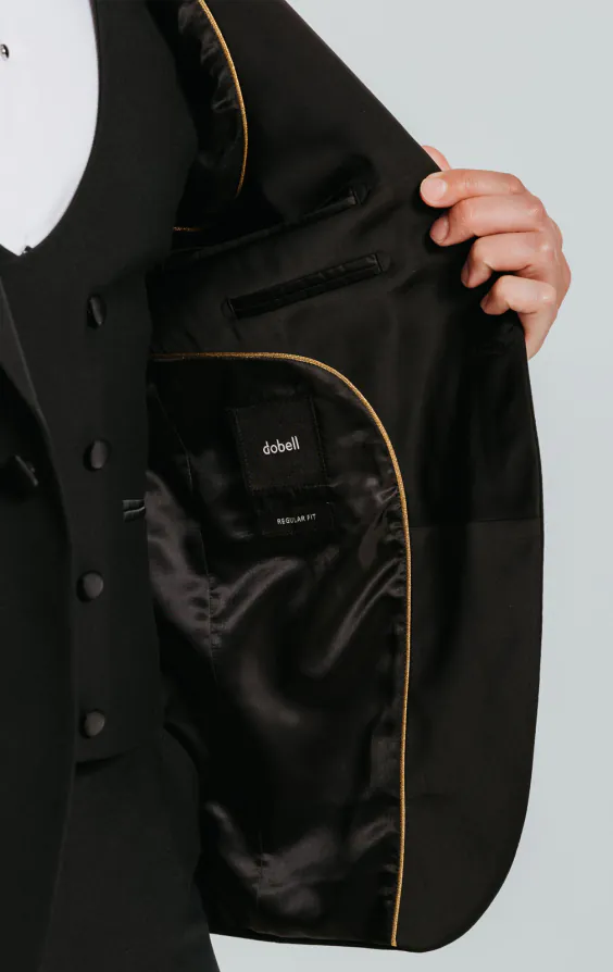 Black Dinner Jacket with Shawl Lapel - photo 4 Black Dinner Jacket with Shawl Lapel - photo 4