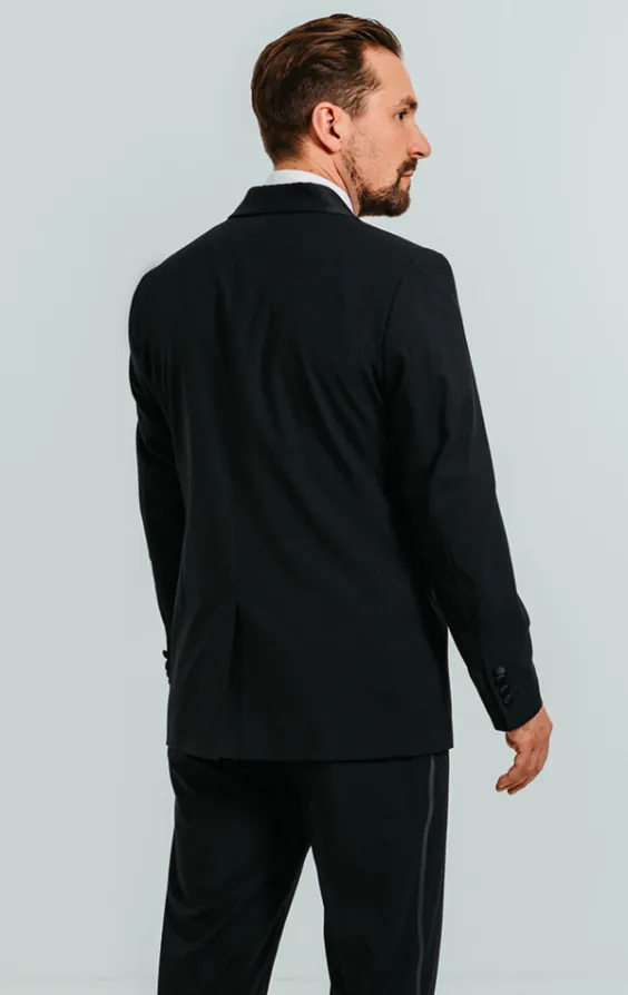 Navy Shawl Lapel 3 Piece Tuxedo - photo 2