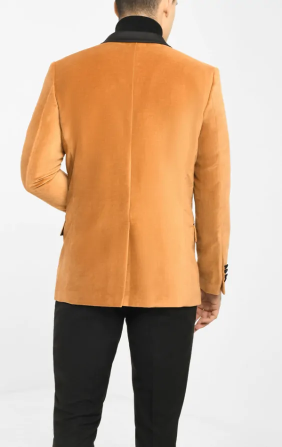 Orange velvet dinner jacket clearance