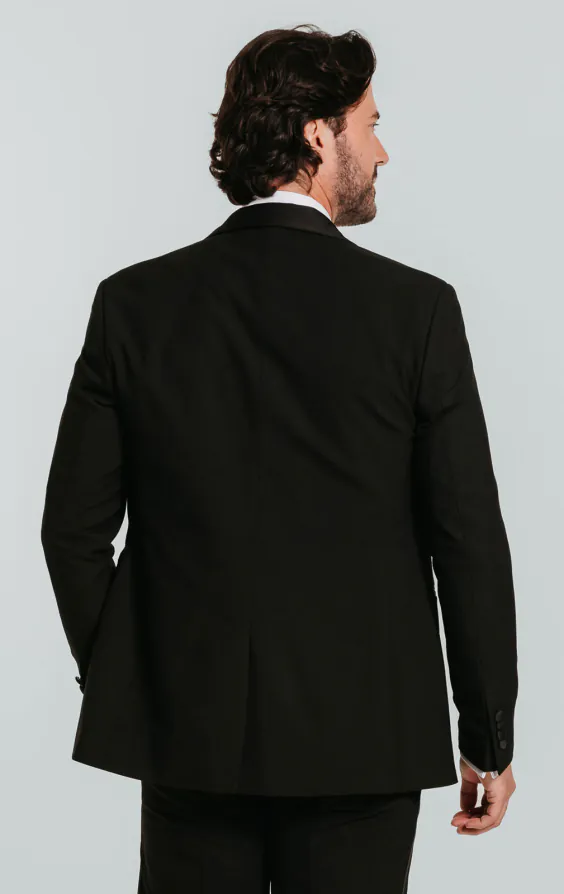 Black Slim-Fit Dinner Jacket with Shawl Lapel - photo 1 Black Slim-Fit Dinner Jacket with Shawl Lapel - photo 1