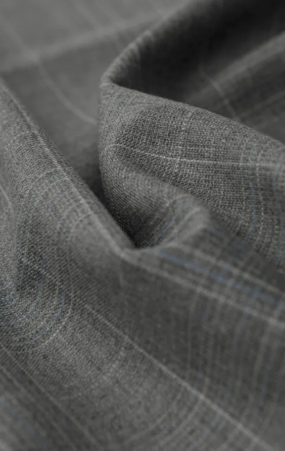 Light Grey Check Double Breasted Vest - photo 3 Light Grey Check Double Breasted Vest - photo 3
