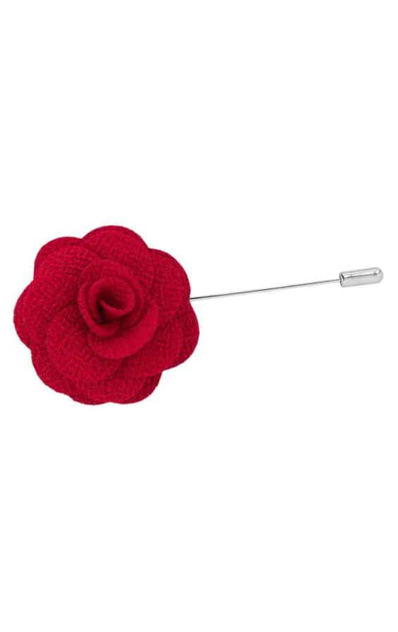Dobell Red Flower Lapel Pin Dobell Red Flower Lapel Pin