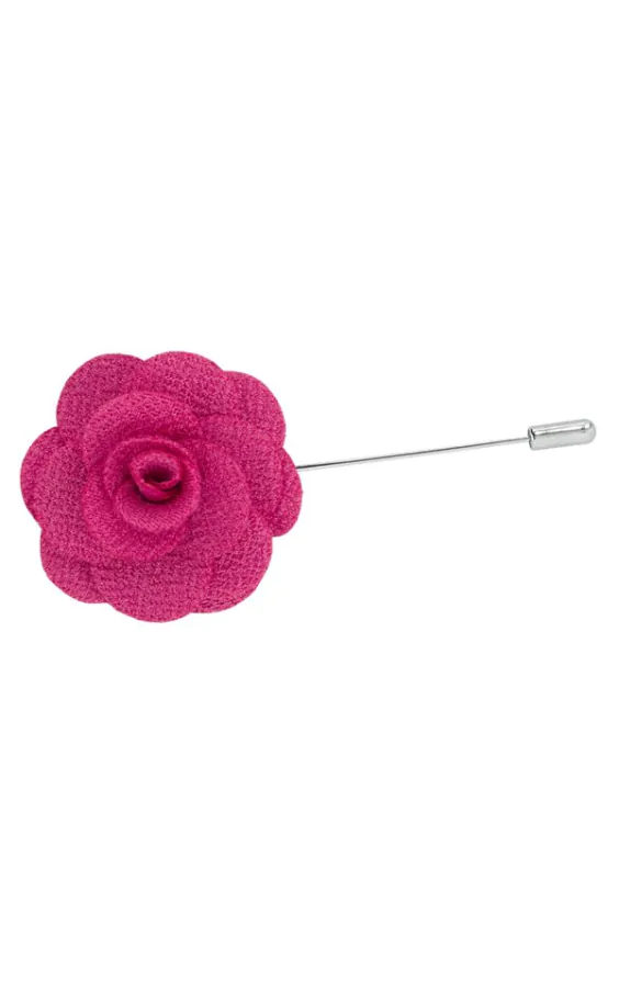 Dobell Pink Flower Lapel Pin Dobell Pink Flower Lapel Pin