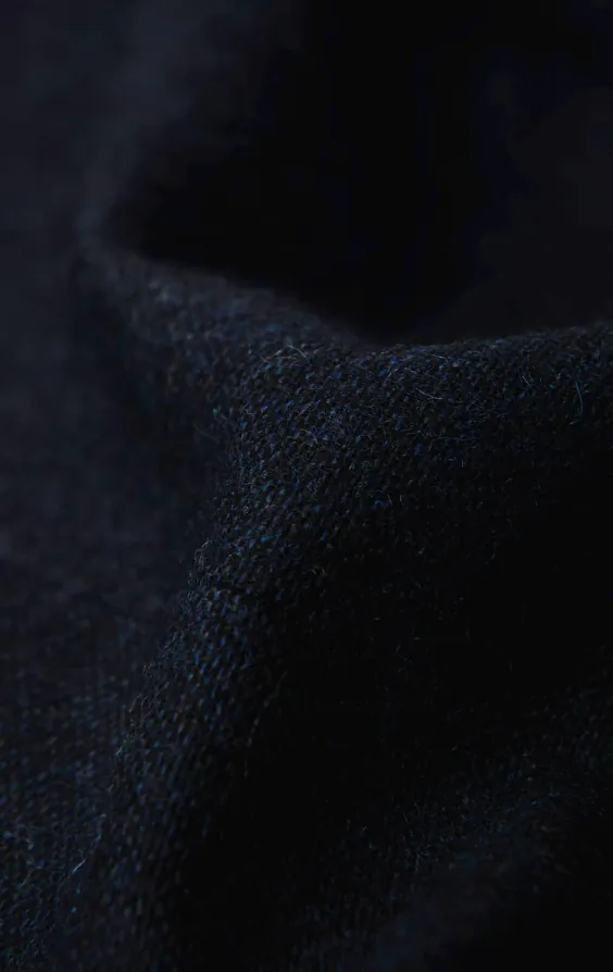Navy Donegal Tweed Vest with Notch Lapel - photo 3 Navy Donegal Tweed Vest with Notch Lapel - photo 3