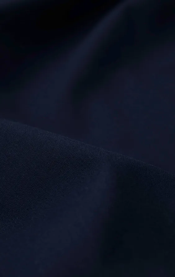 Navy 100% Cotton Poplin Easy Care Shirt - photo 3 Navy 100% Cotton Poplin Easy Care Shirt - photo 3