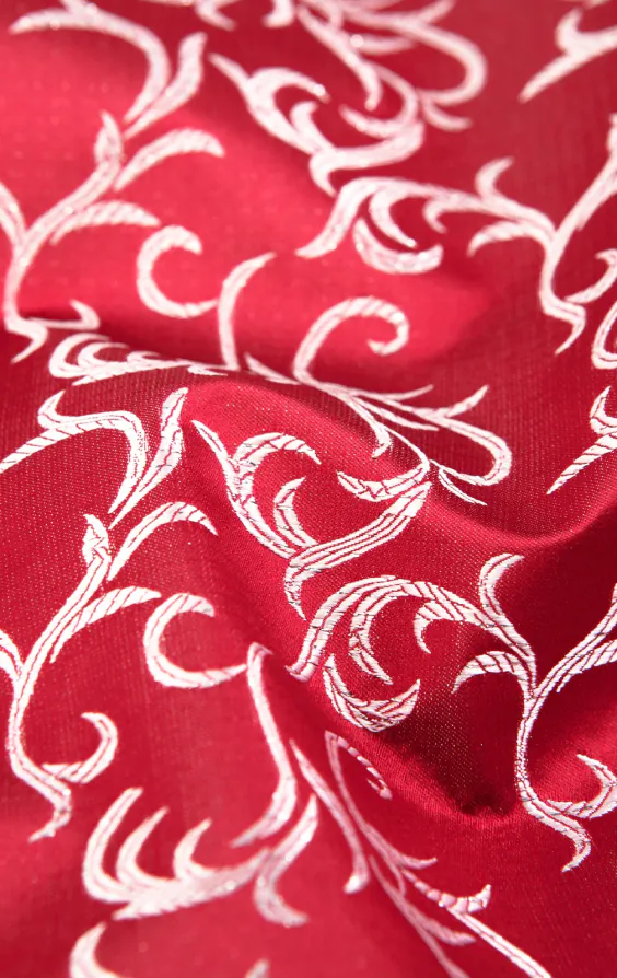 Red/Silver Edwardian Swirl Jacquard Vest - photo 3 Red/Silver Edwardian Swirl Jacquard Vest - photo 3