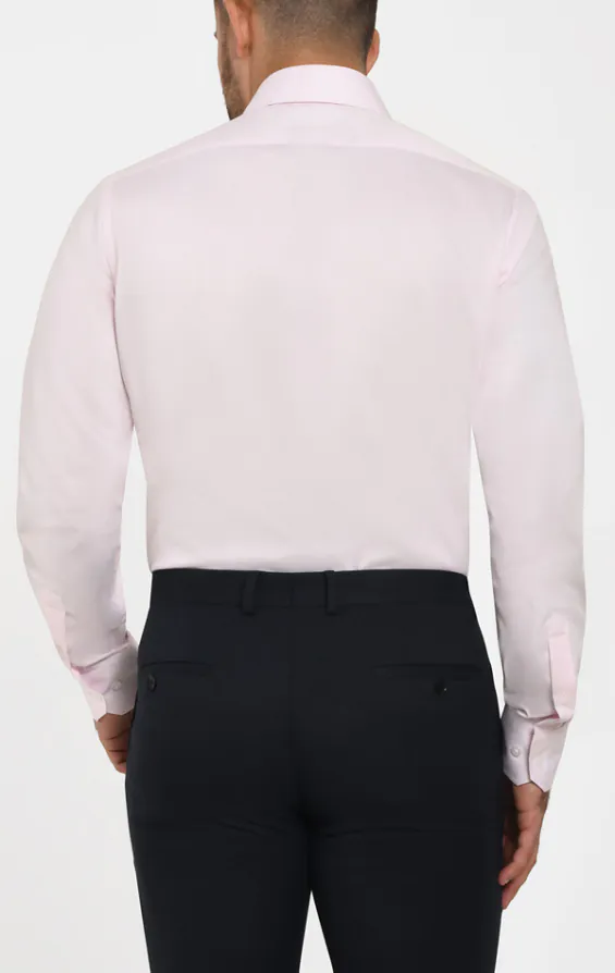Pink Herringbone 100% Cotton Easy Care Shirt - photo 2 Pink Herringbone 100% Cotton Easy Care Shirt - photo 2