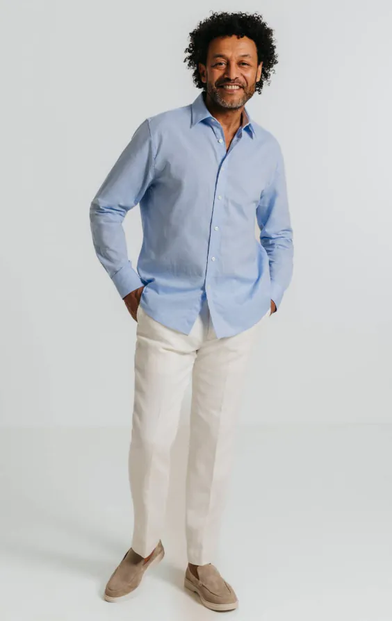 Light Blue Linen Shirt - photo 1 Light Blue Linen Shirt - photo 1