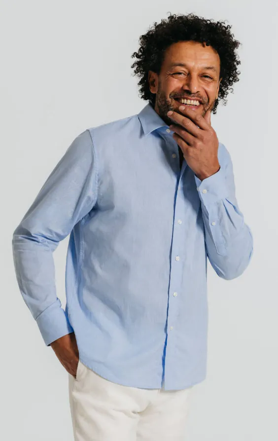 Light Blue Linen Shirt Light Blue Linen Shirt